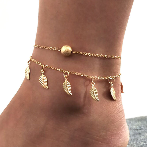 Double Fringe Anklet