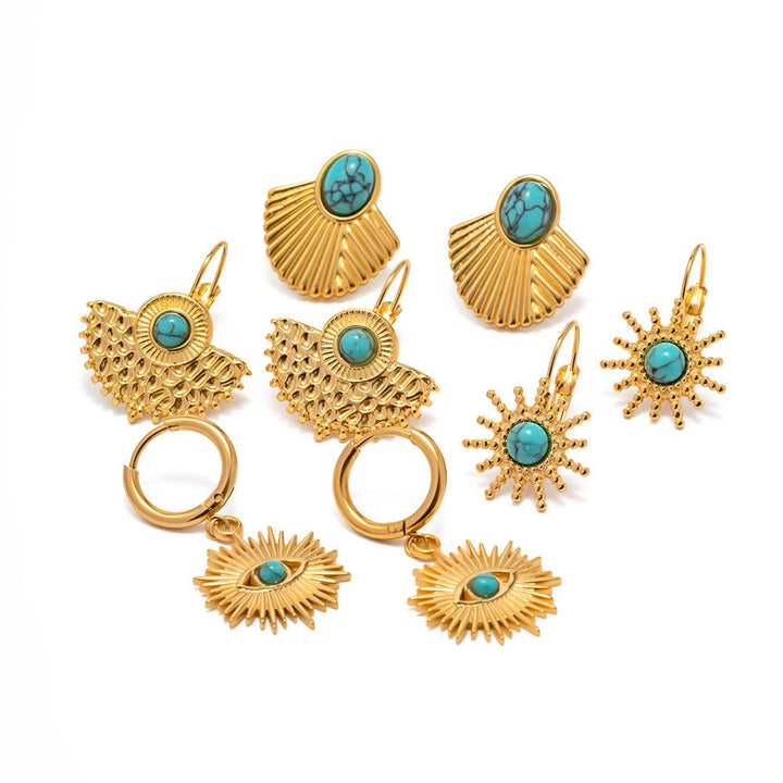 Boucles d'oreilles Collection turquoise - Glamnaz